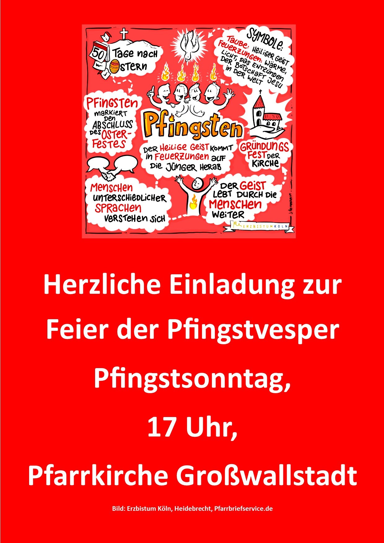 Plakat Pfingstvesper